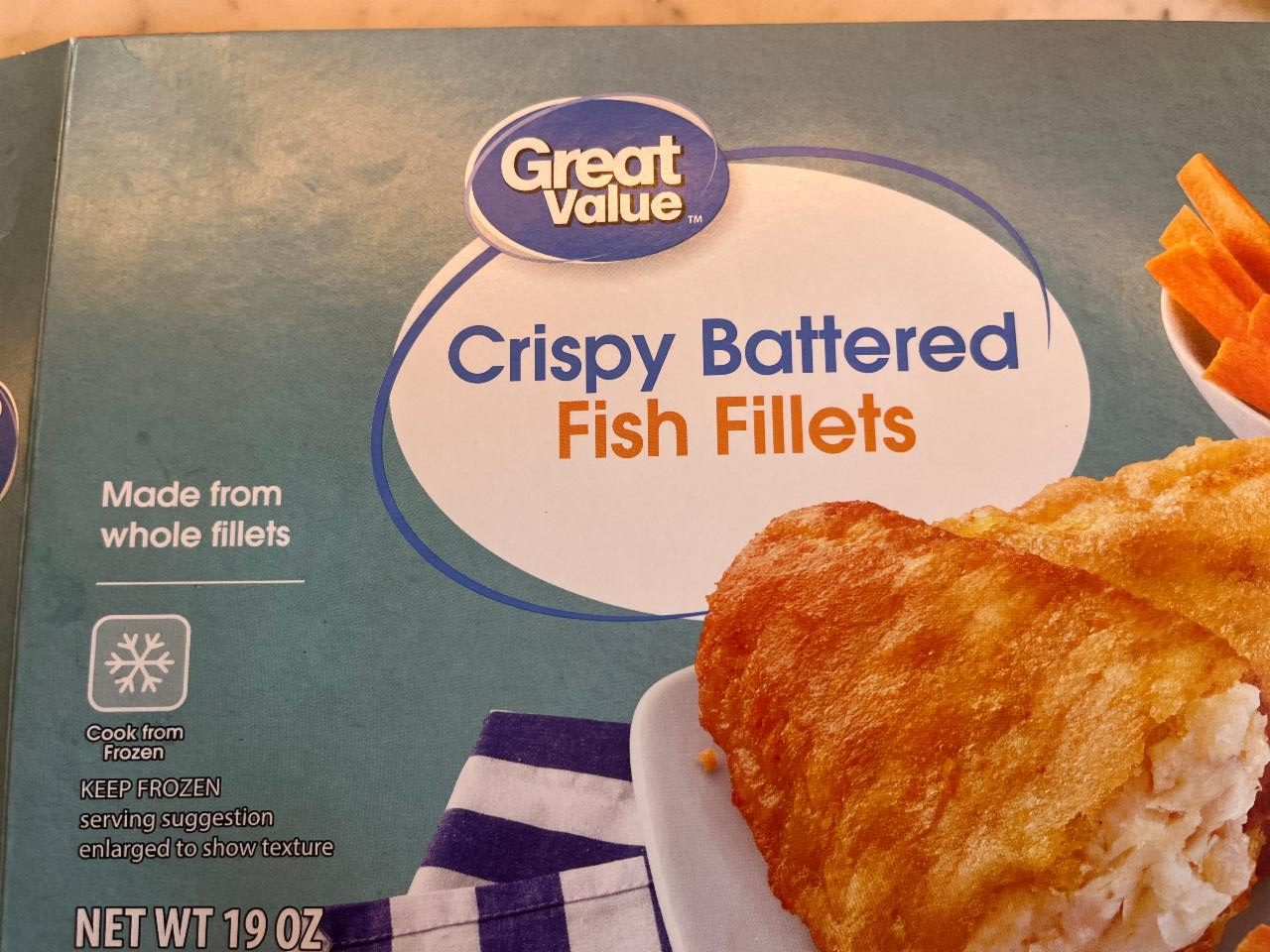 Фото - Crispy battered fish fillets Great Value