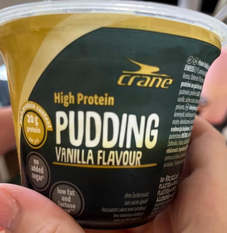 Фото - High protein pudding vanilla flavour Crane