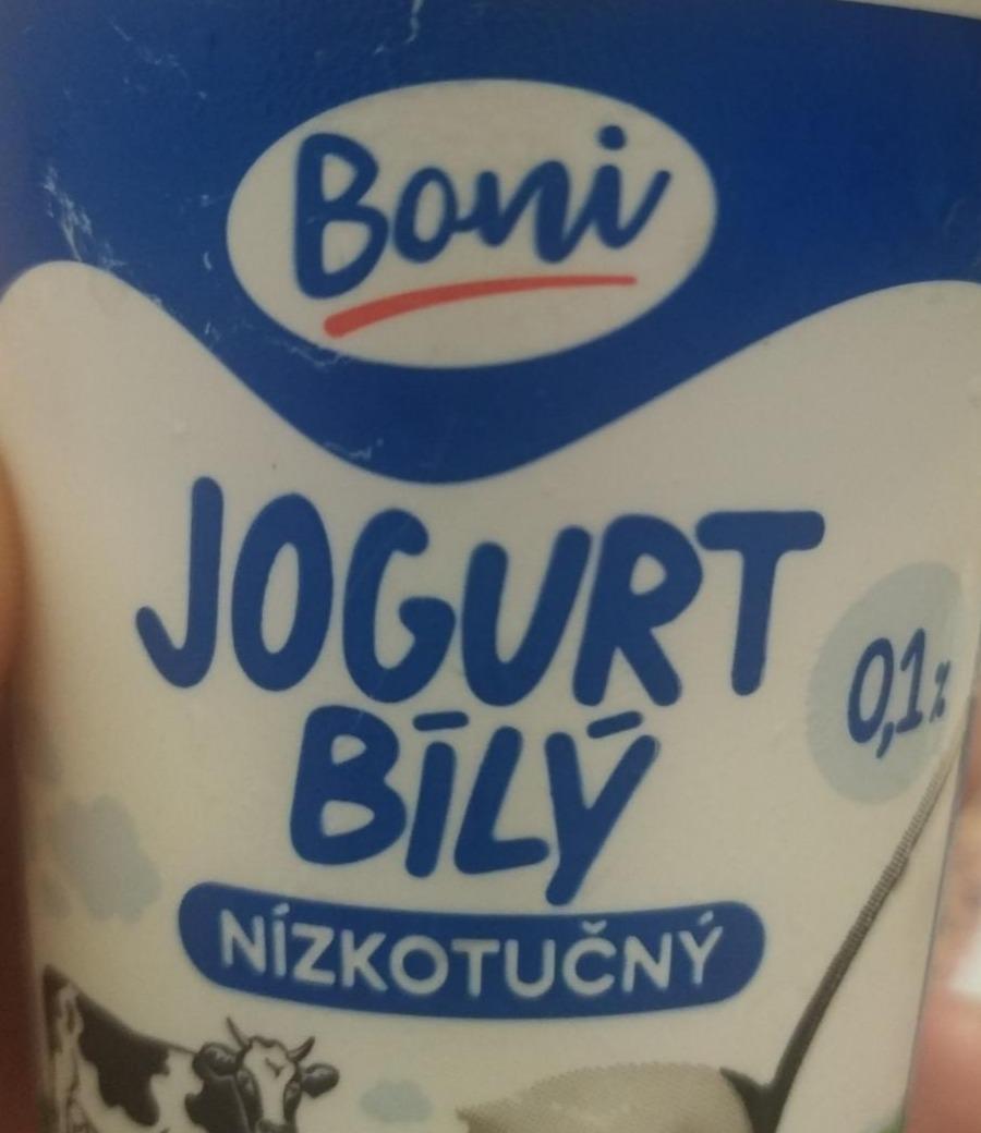 Фото - Jogurt bílý nízkotučný 0,1% Boni