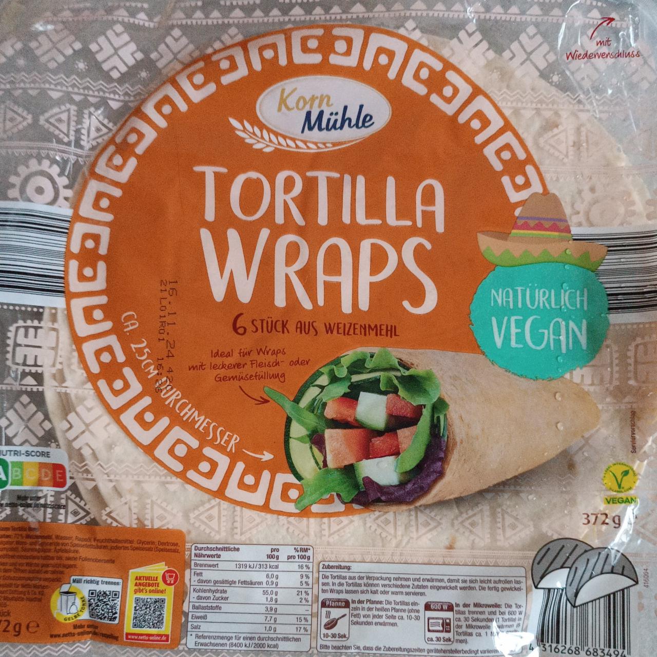 Фото - Tortilla Wraps Korn Mühle