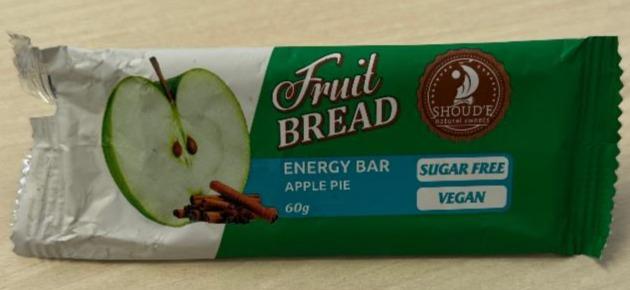 Фото - Батончик энергетический Apple Pie Fruit bread Shoud'e