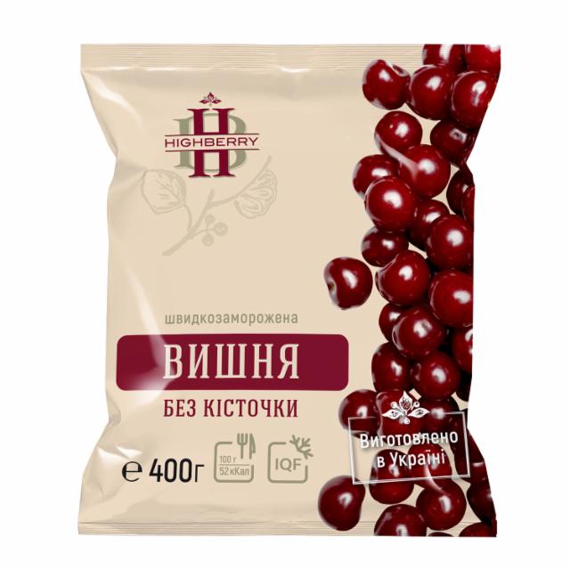 Фото - Вишня быстрозамороженная без косточки Highberry