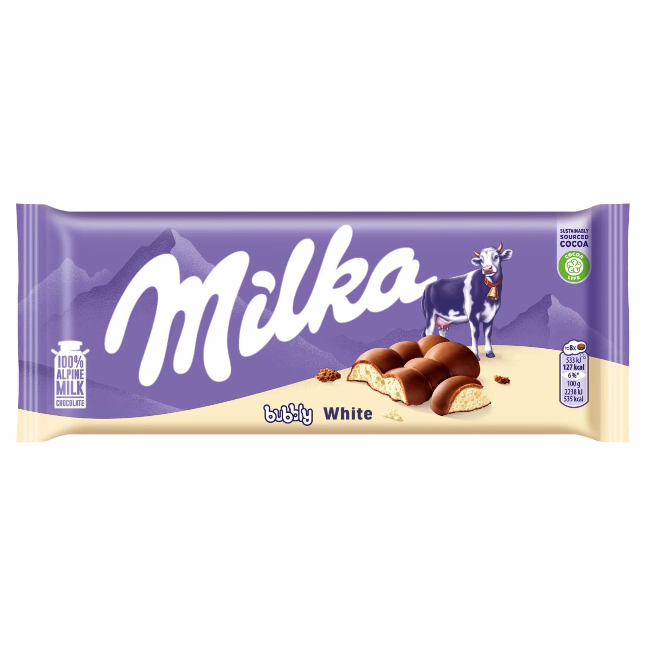 Фото - Шоколад bubbly white Milka