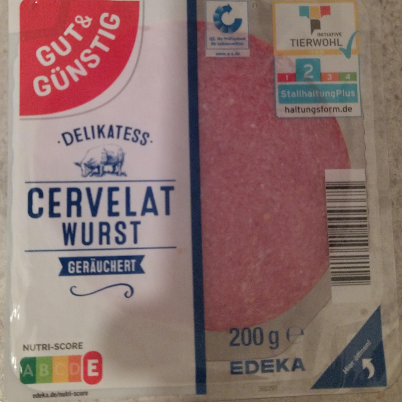 Фото - Delikatess cervelat wurst Gut&Günstig