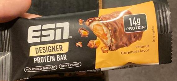 Фото - Designer Protein bar peanut caramel flavor ESN