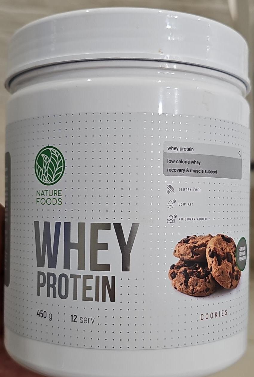 Фото - Протеин whey protein cookis Nature Foods