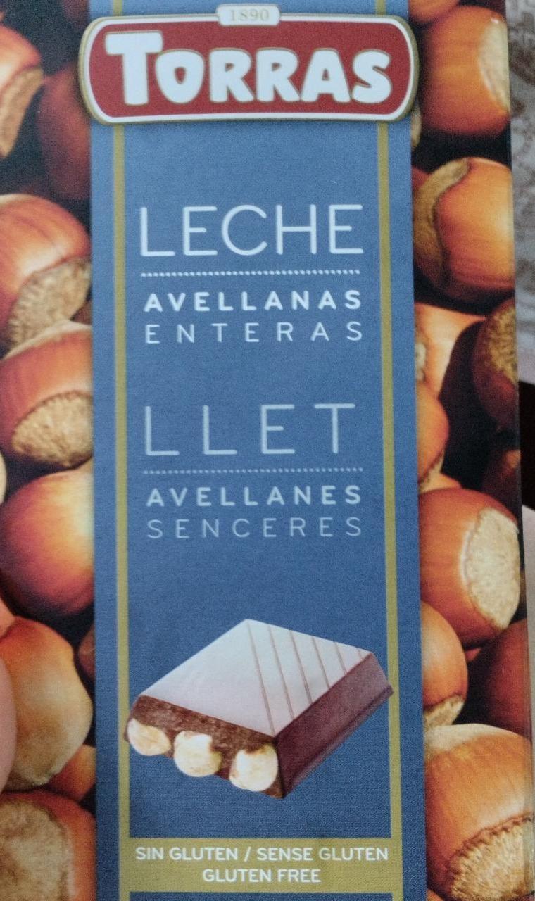 Фото - Avellanas enteras Leche Torras