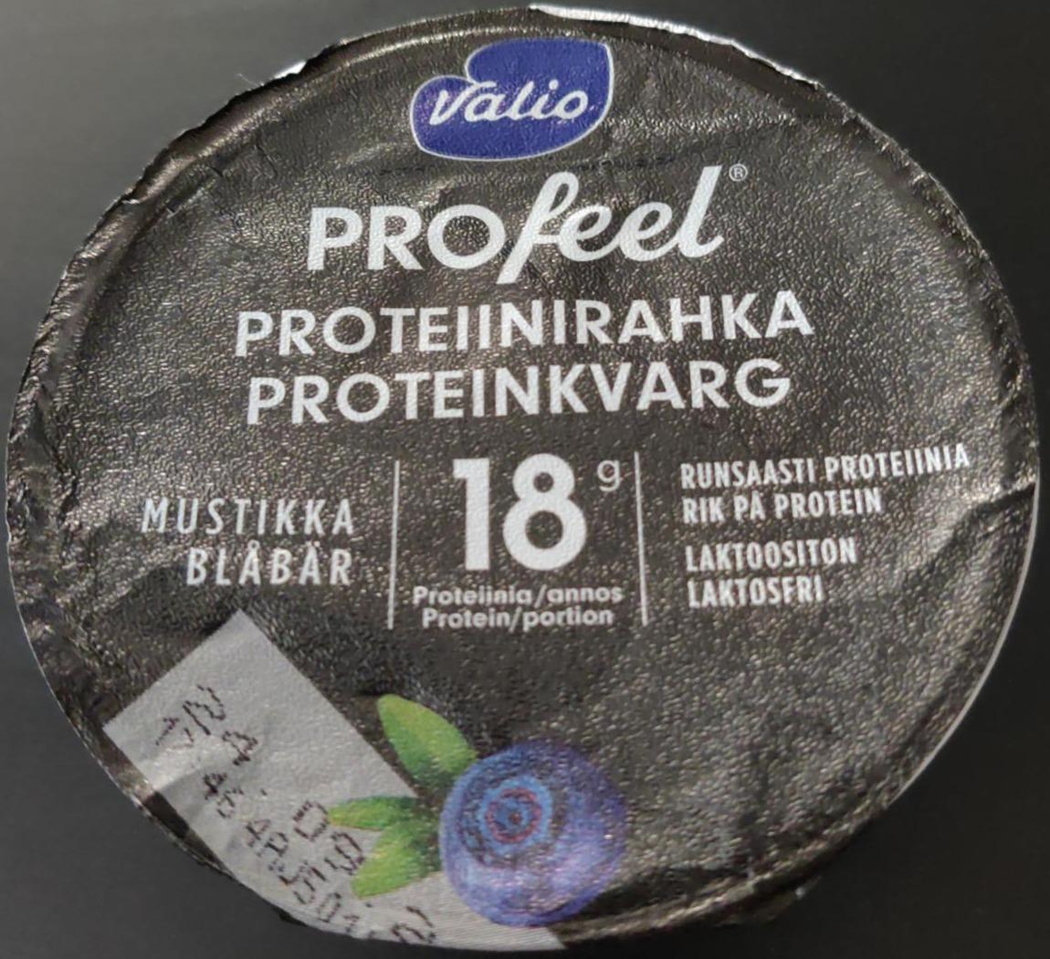 Фото - PROfeel Proteiinirahka Mustikka Valio