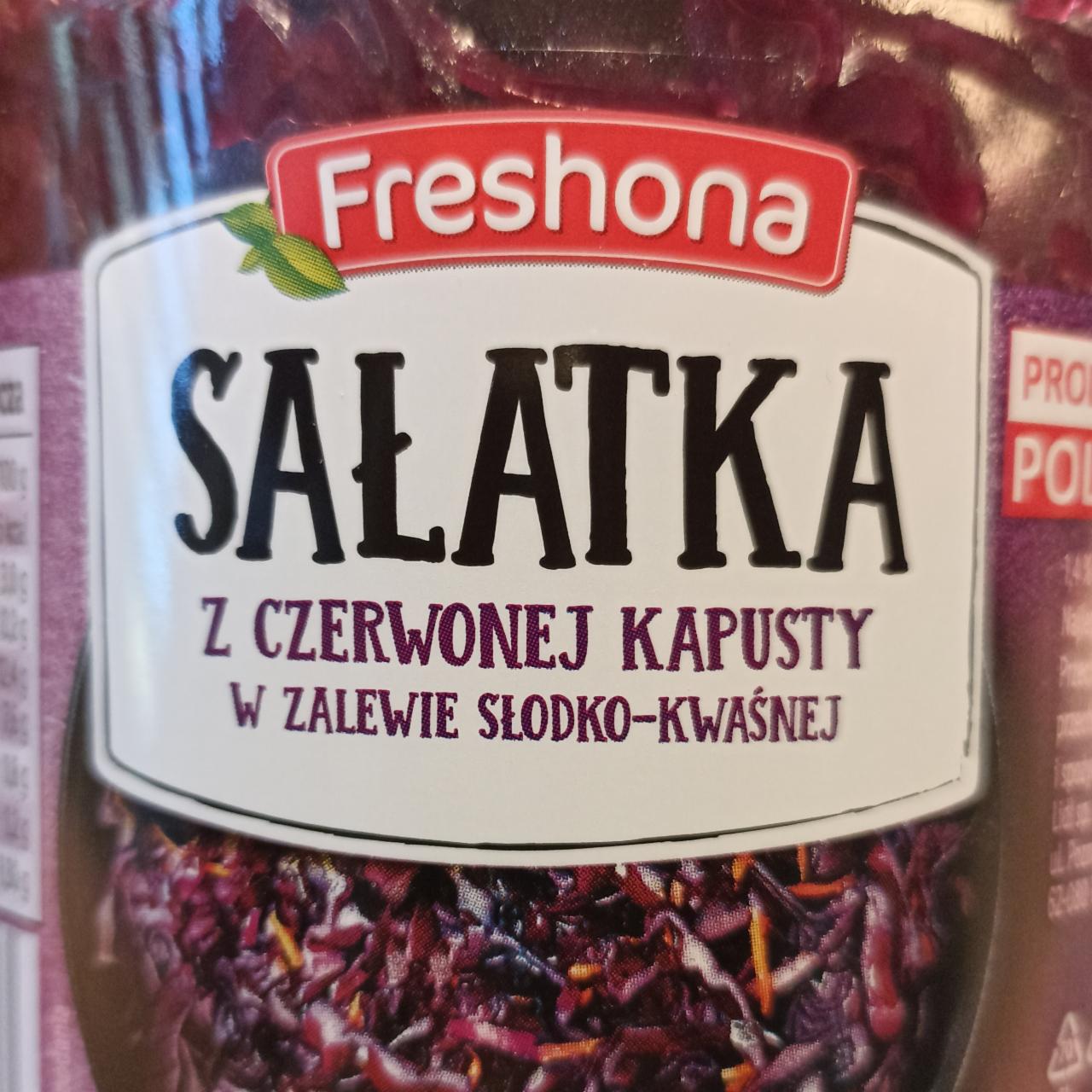 Фото - Sałatka z czerwonej kapusty Freshona