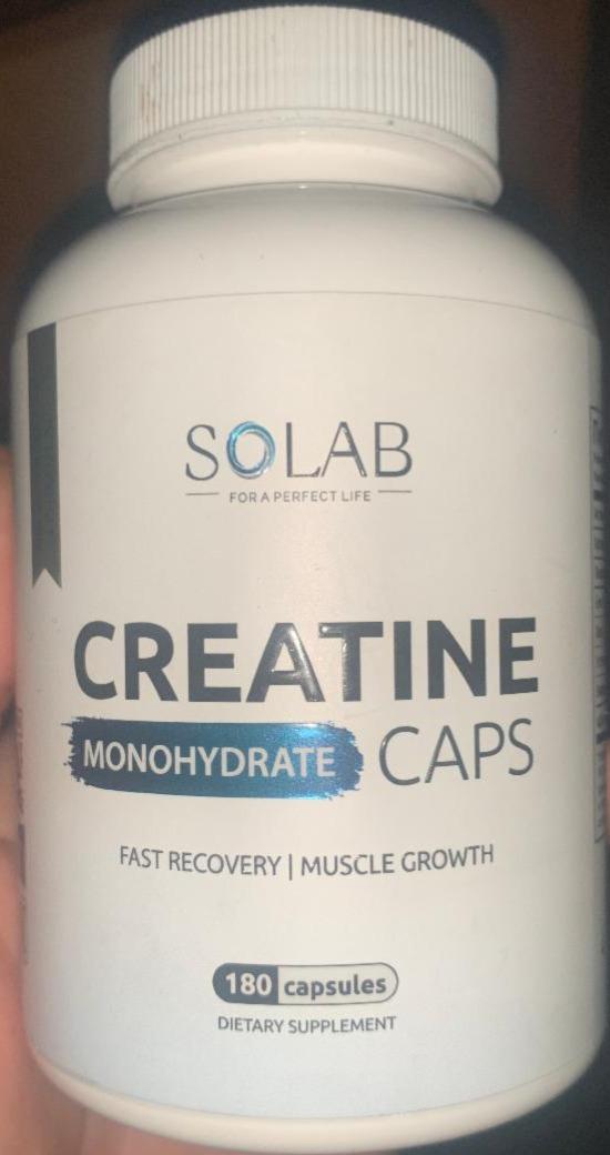 Фото - Creatine monohydrate caps Solab