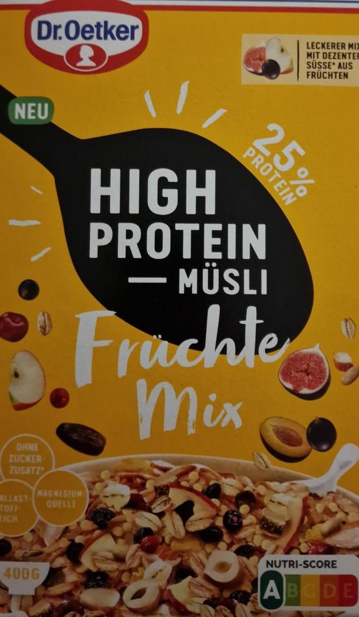 Фото - High protein muesli fruchte mix Dr. Oetker