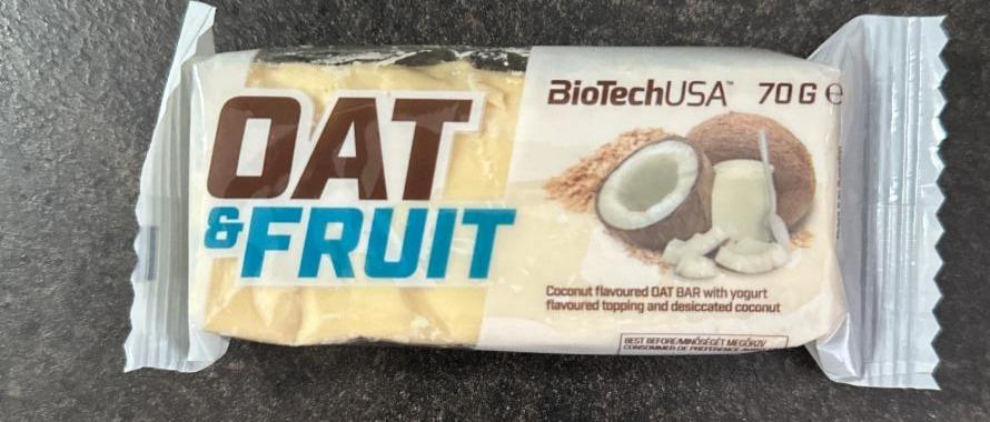 Фото - Oat & fruit coconut flavoured BioTechUSA