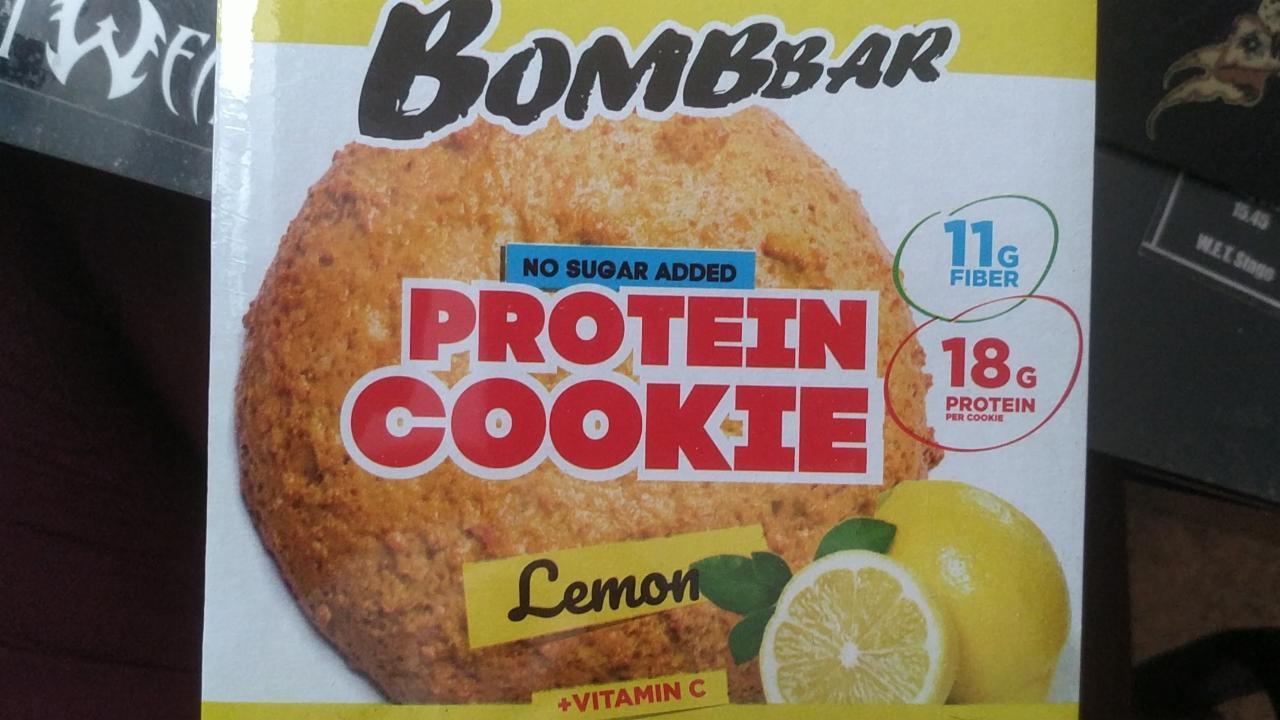 Фото - печенье протеиновое лимон protein cookie lemon Bombbar