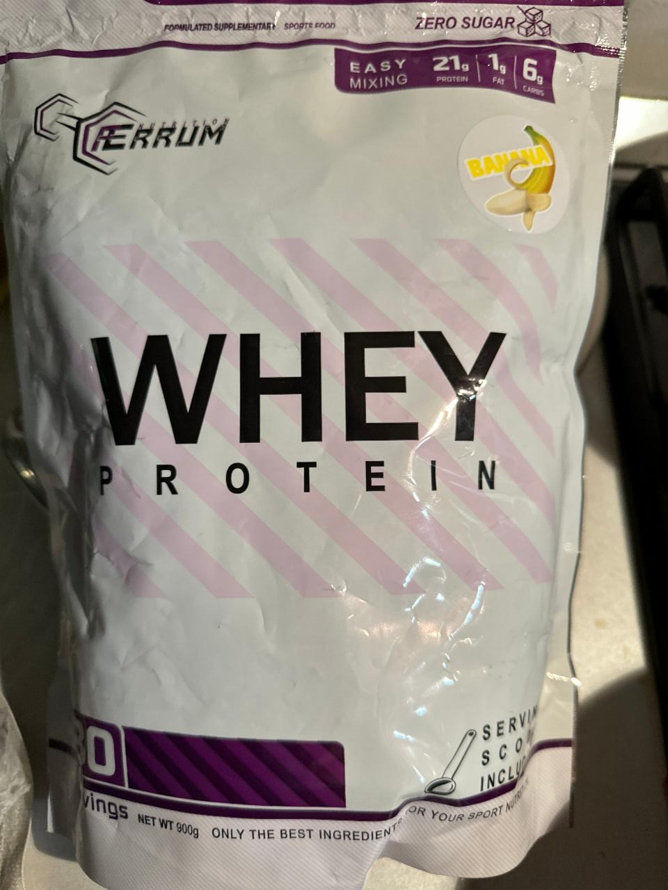 Фото - Whey protein Banana Ferrum Nutrition