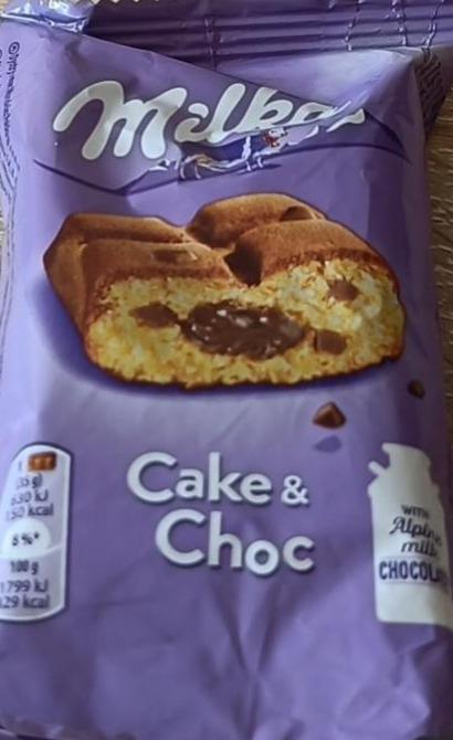 Фото - Пирожное бисквитное с шоколадной начинкой Soft&Choc Милка Milka