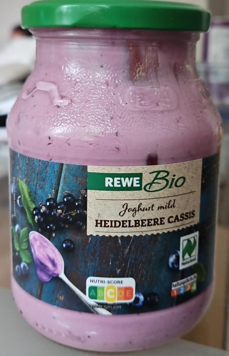 Фото - Joghurt mild Heidelbeere cassis Rewe bio