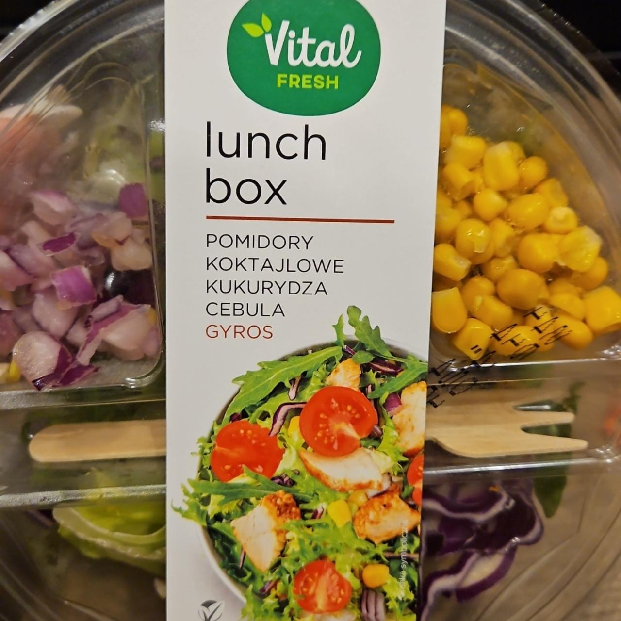 Фото - ланч бокс салат с лепешкой гирос Vital Fresh