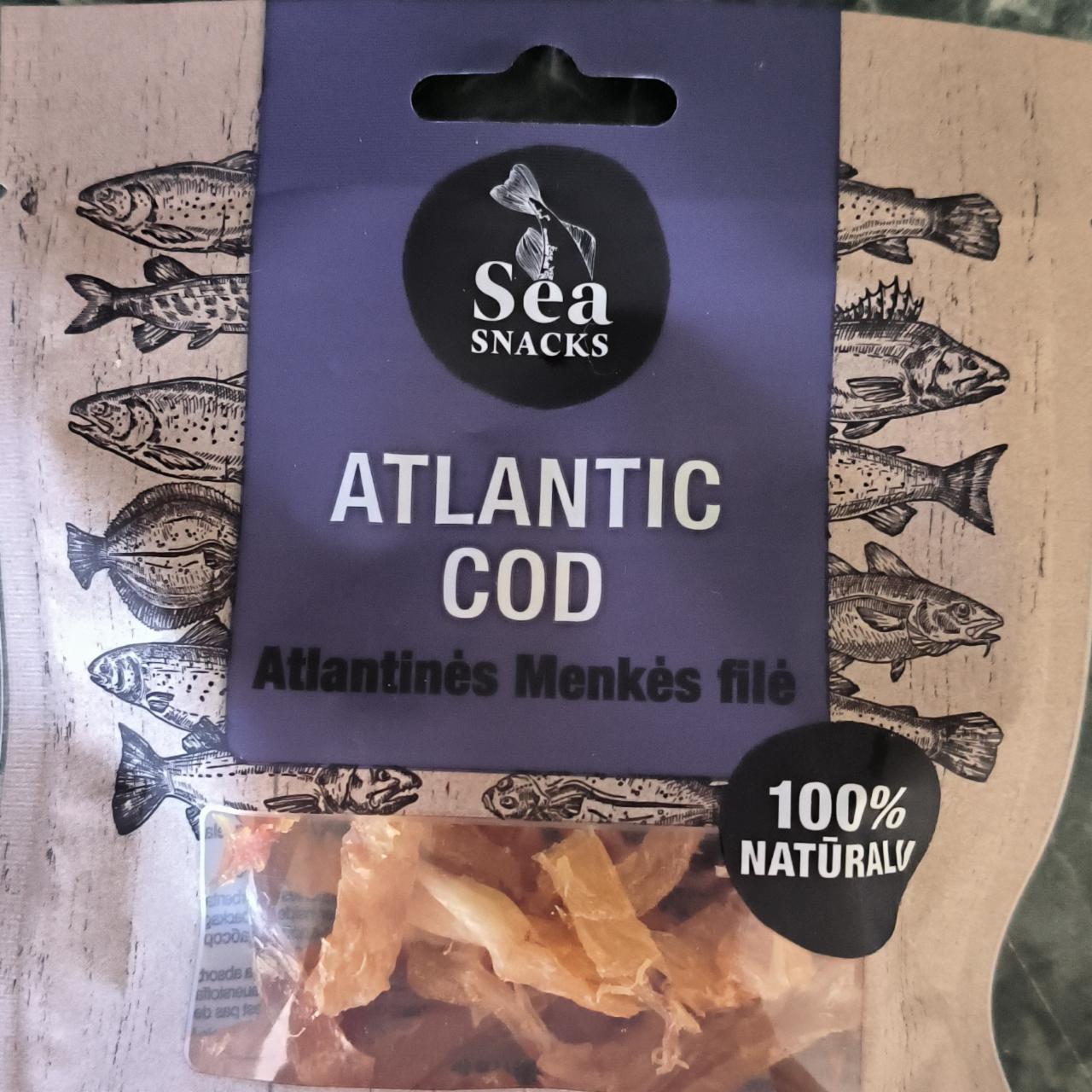 Фото - Филе трески полосками сушеное соленое Atlantic cod