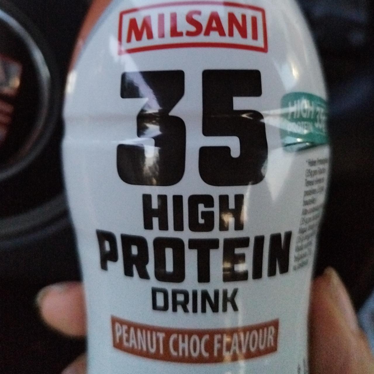 Фото - 35 High protein drink peanut choc flavour Milsani