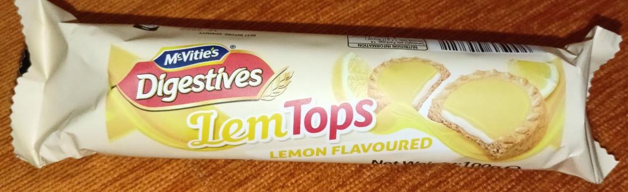 Фото - Lemtops lemon flavoured McVitie´s Digestives