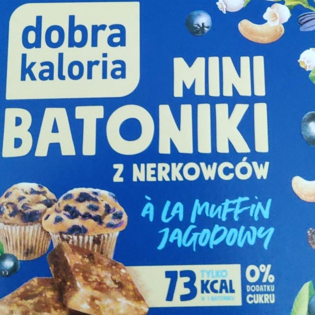 Фото - Mini Batoniki z nerkowców à la muffin jagodowy Dobra Kaloria