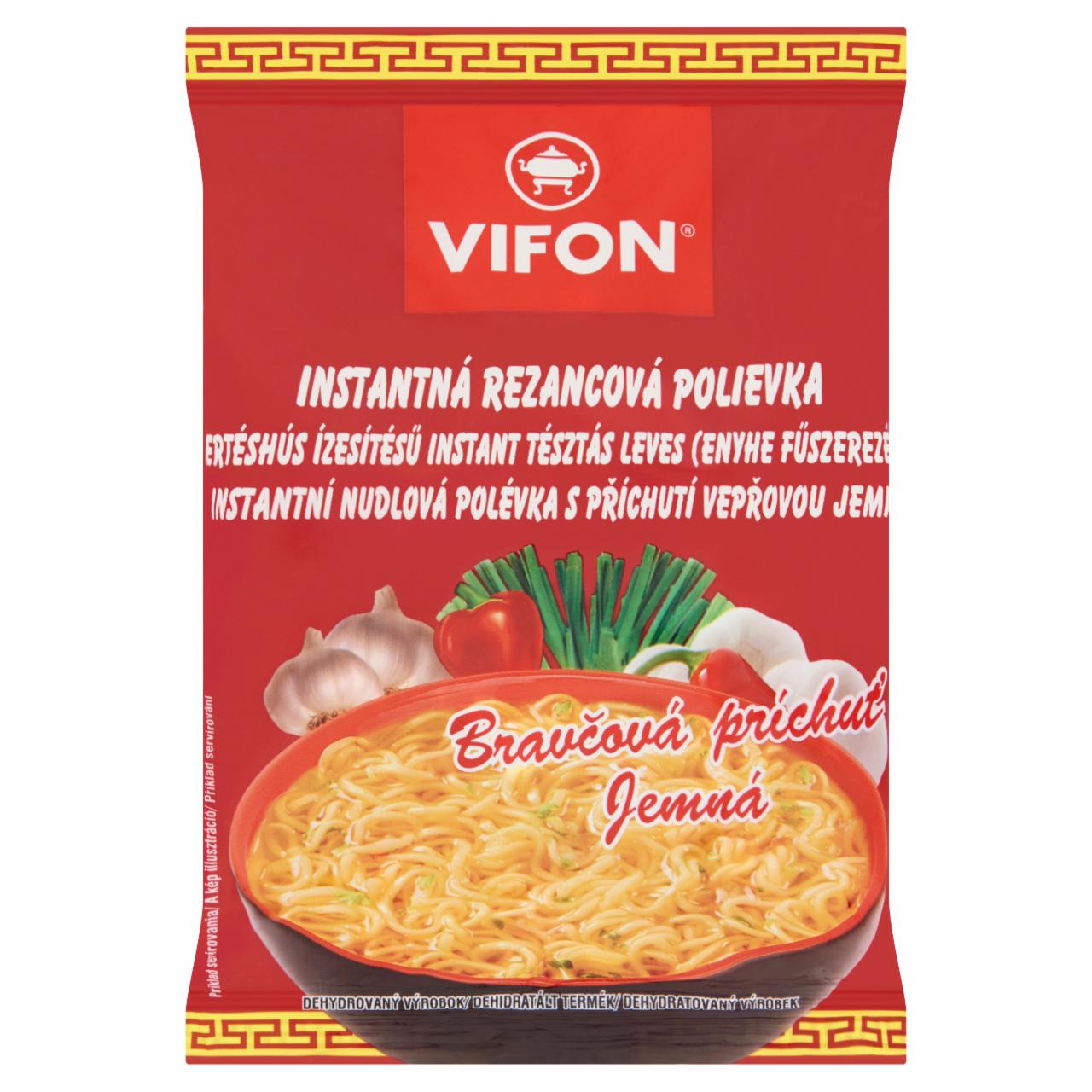 Фото - Суп-лапша быстрого приготовления со вкусом свинины Vifon