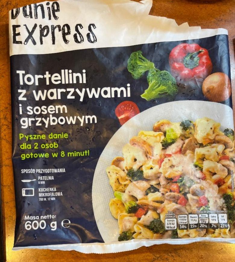 Фото - Tortellini z warzywami i sosem grzybowym Danie Express