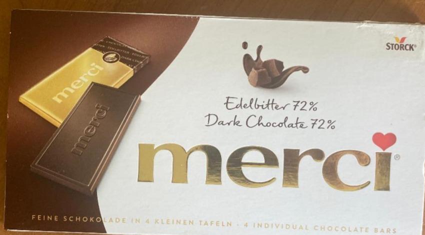 Фото - Chocolate dark 72% Merci Storck