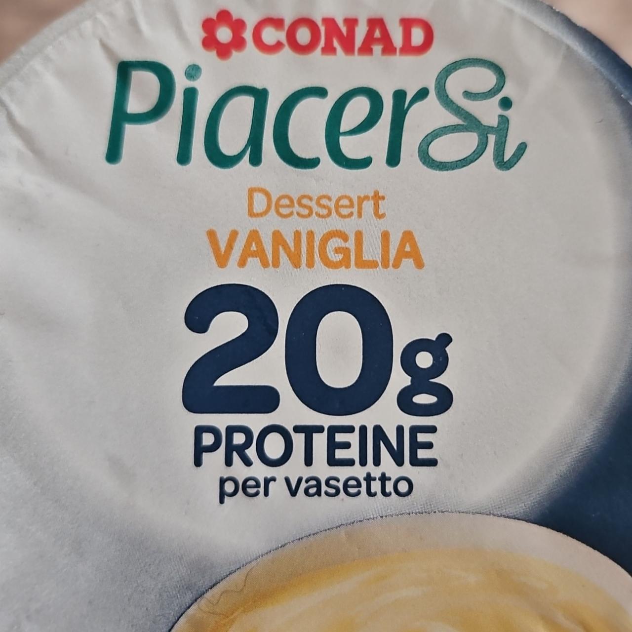 Фото - Piacersi dessert vaniglia proteine Conad