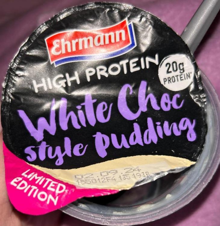 Фото - High protein White Choc style pudding Ehrmann