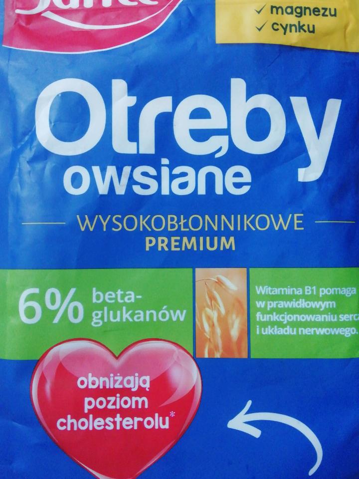 Фото - Otręby owsiane wysokobłonnikowe premium Sante