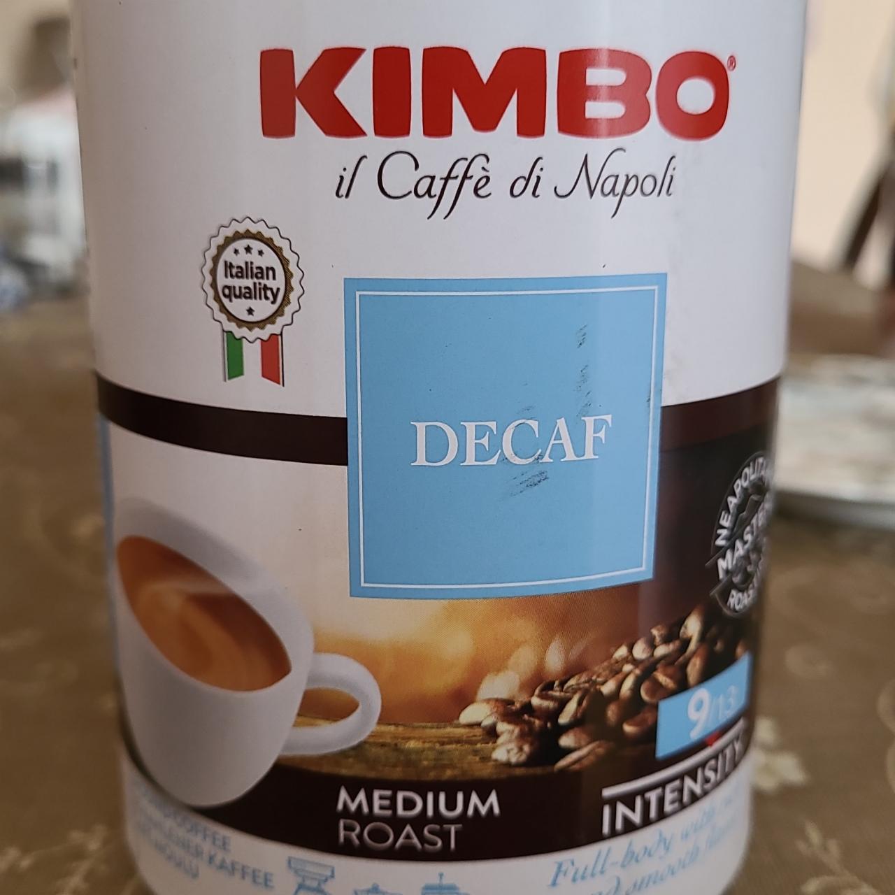 Фото - Кофе Decaf Kimbo