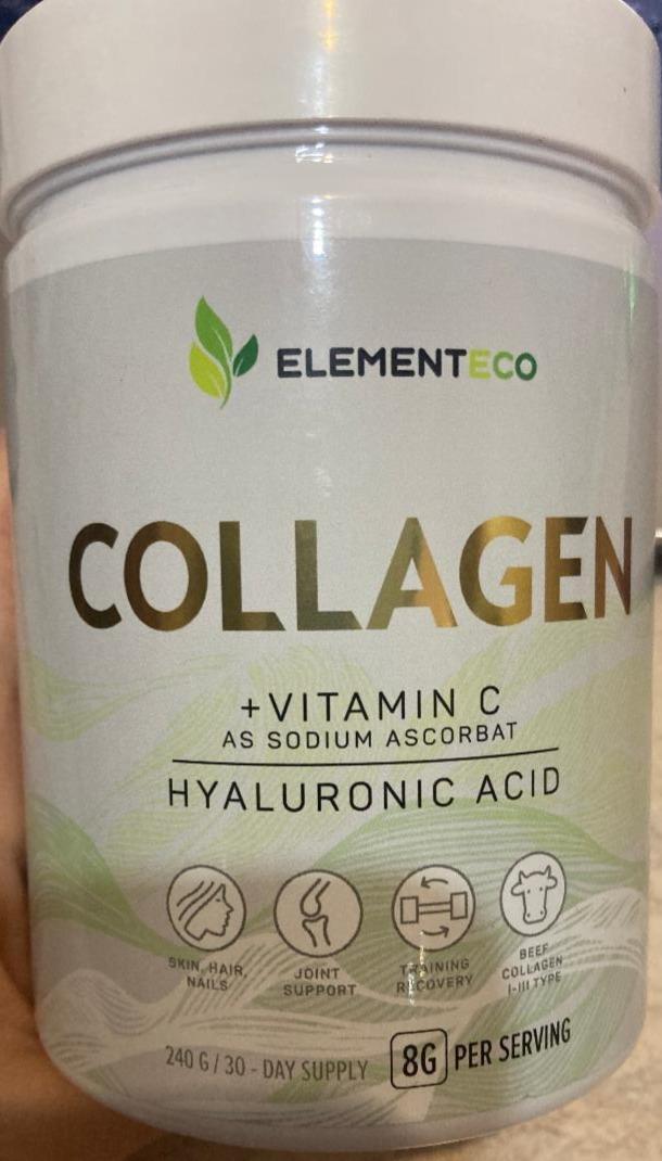 Фото - Collagen Hyaluronic Acid+Vitamin C ElementEco