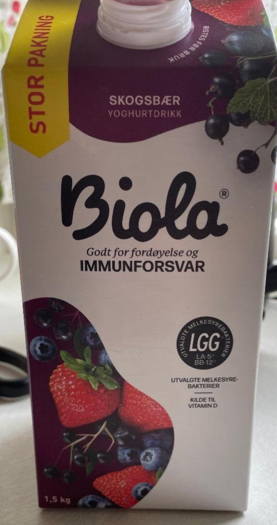 Фото - Yoghurt skogsbær Biola