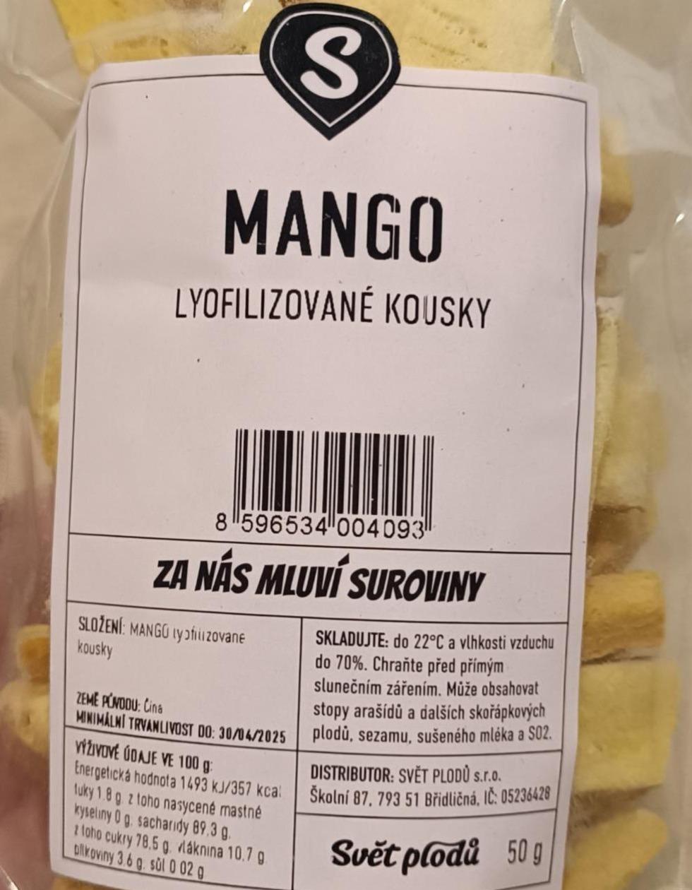 Фото - Mango lyofilizované Svět plodů