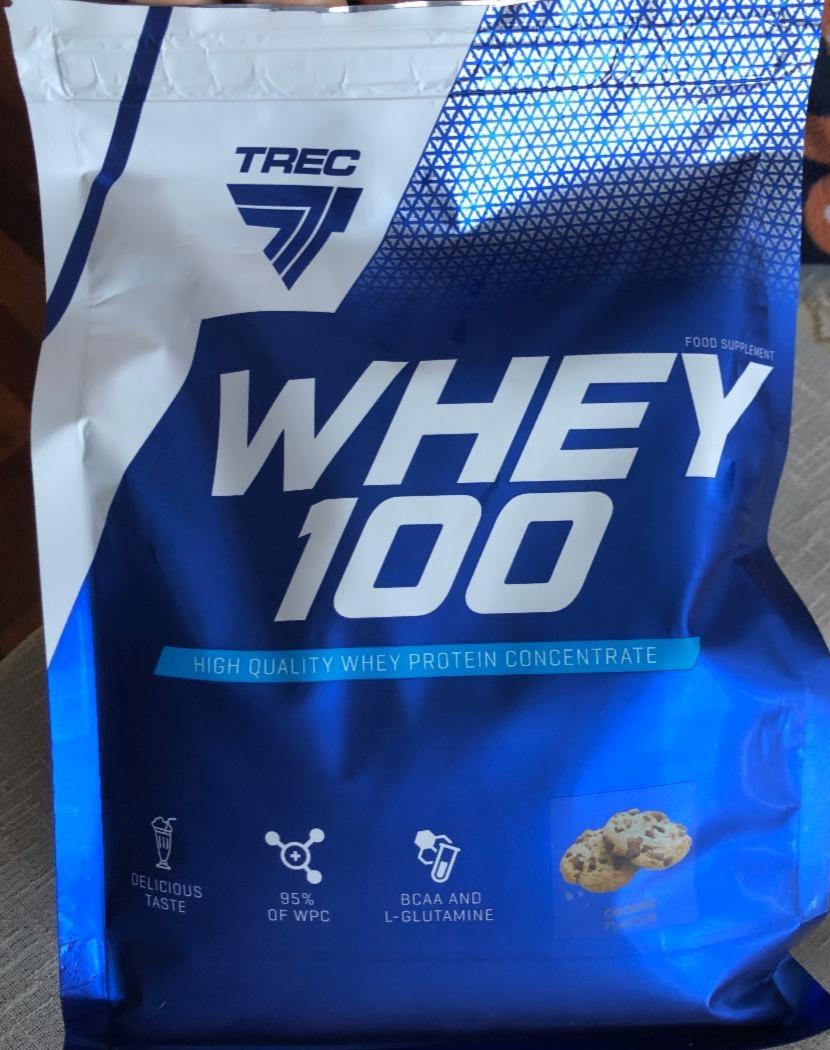 Фото - Whey 100 protein cookies flavour Trec