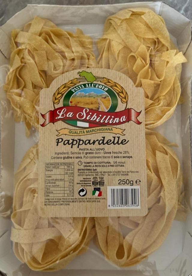 Фото - Pappardelle pasta all’uovo La Sibillina