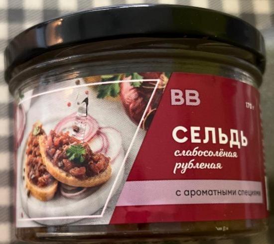 Фото - Сельдь слабосоленая рубленая с ароматами специями ВкусВилл