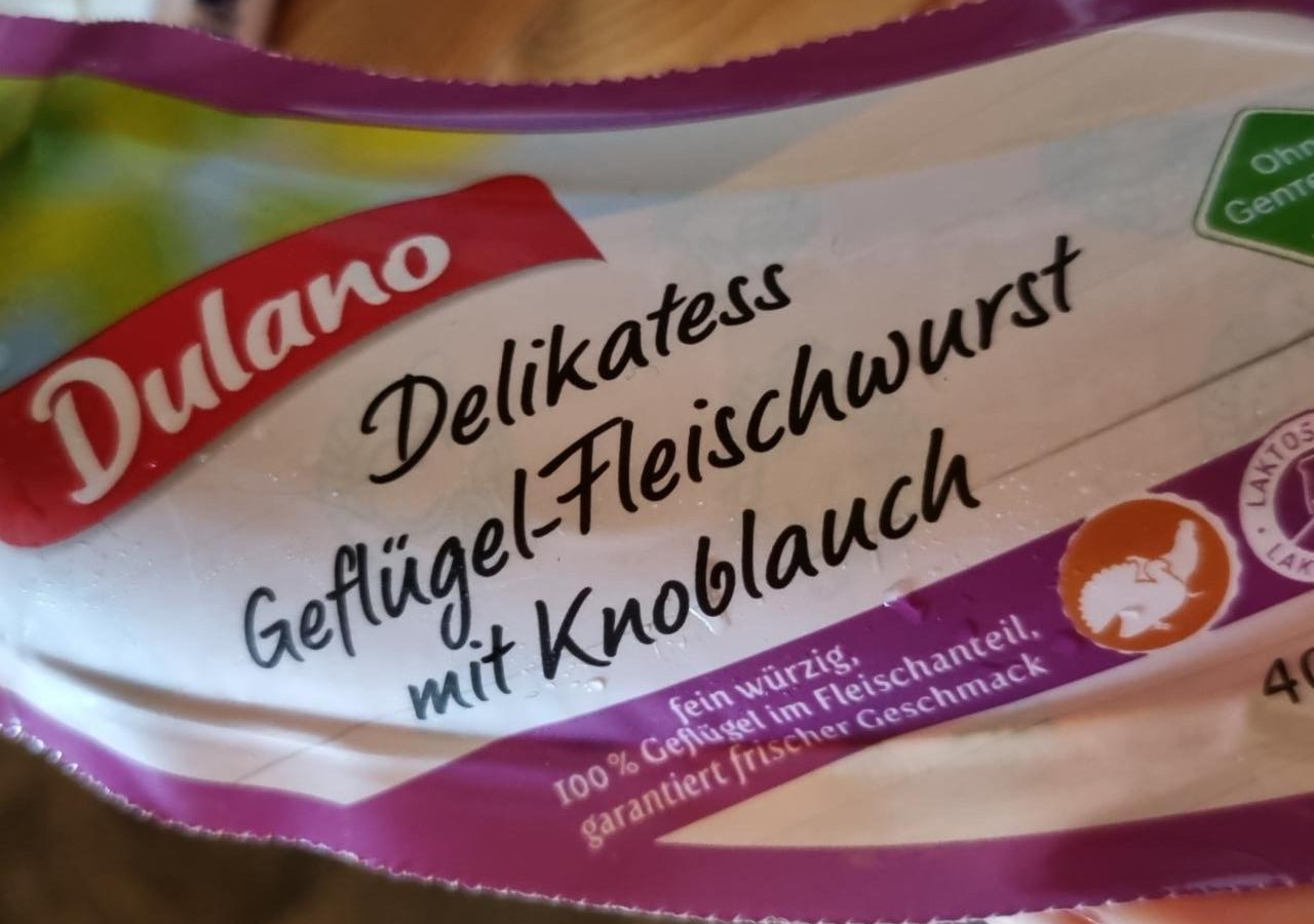 Фото - Delikatess geflugel-fleischwurst mit knoblauch Dulano