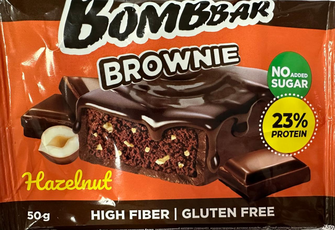 Фото - Brownie hazelnut high fiber Bombbar