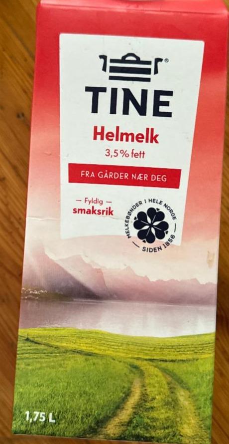 Фото - Helmelk 3.5% fett fra gårder nær deg Tine