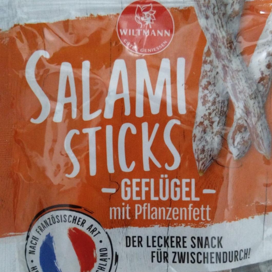 Фото - Salami sticks geflügel mit pflanzenfett Wiltmann