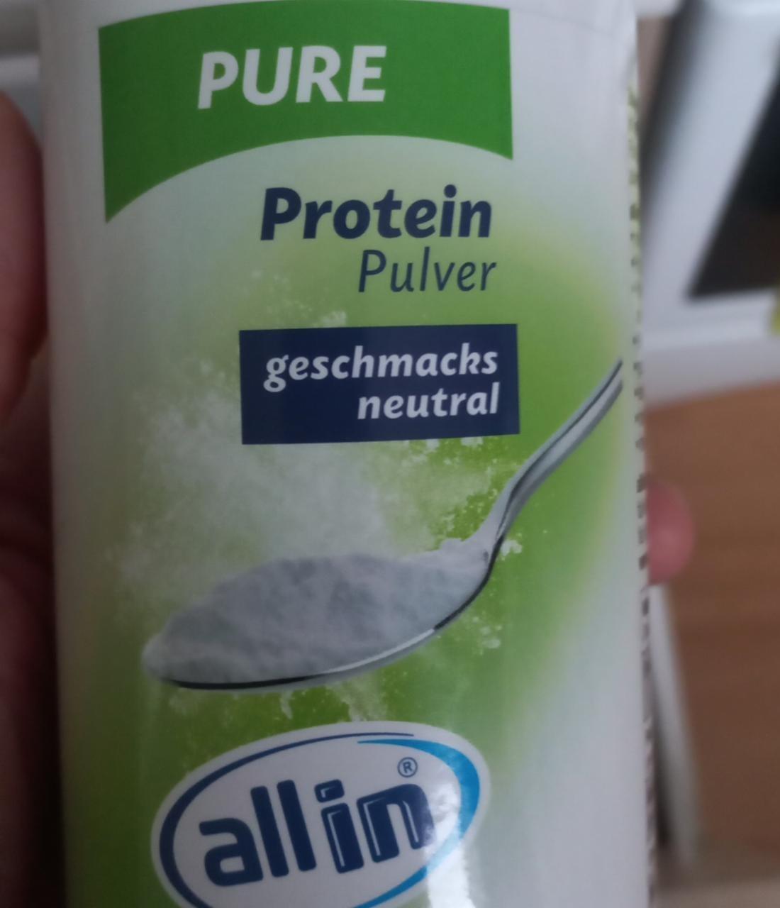 Фото - Protein pulver seschmachs neutral Pure