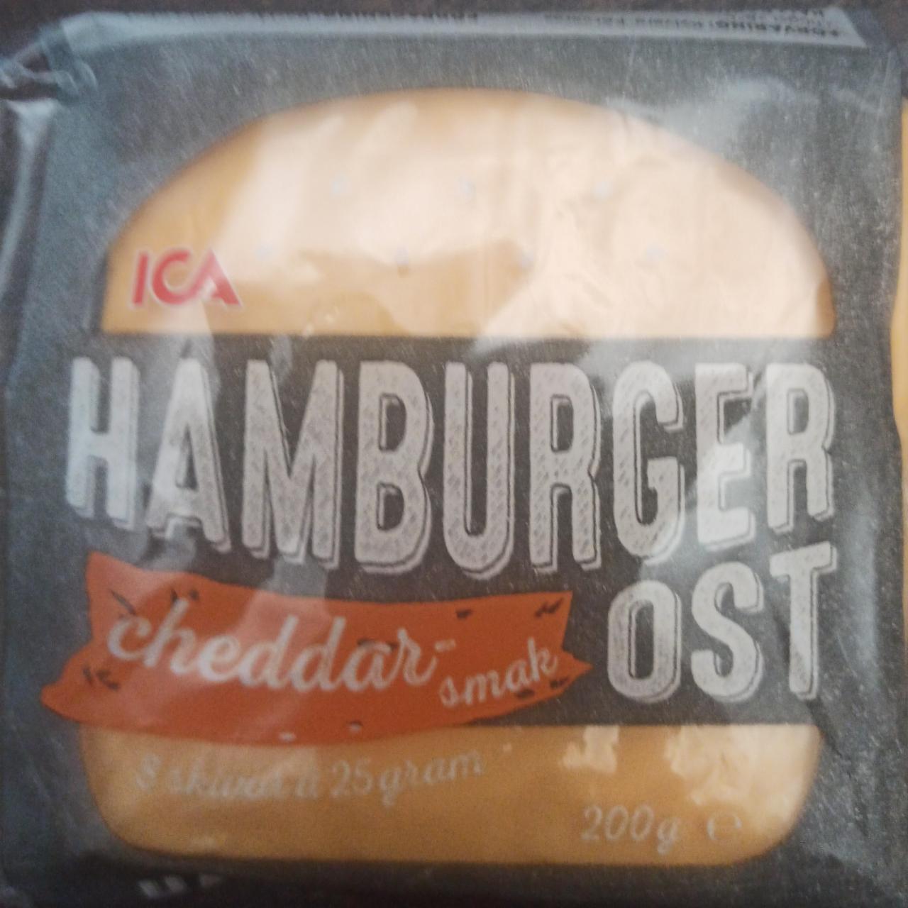 Фото - Hamb.ost m cheddar ICA