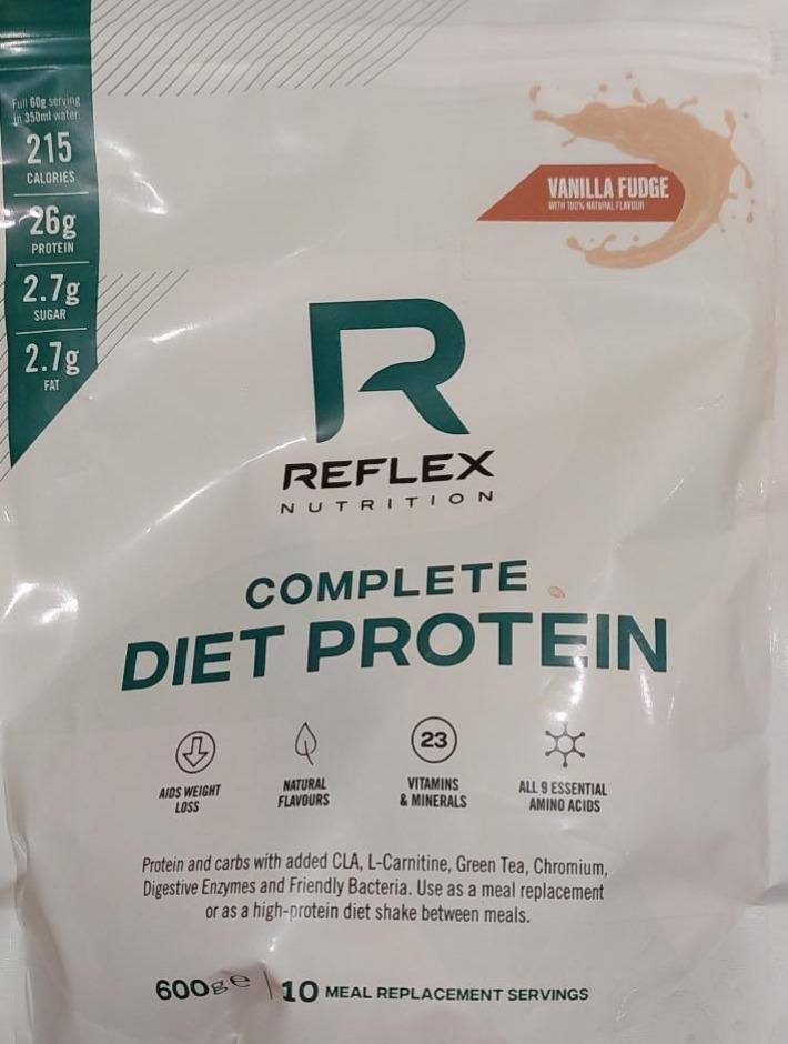 Фото - Complete diet protein Vanilla fudge Reflex