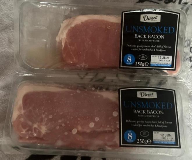 Фото - Unsmoked Back Bacon with added water Direct