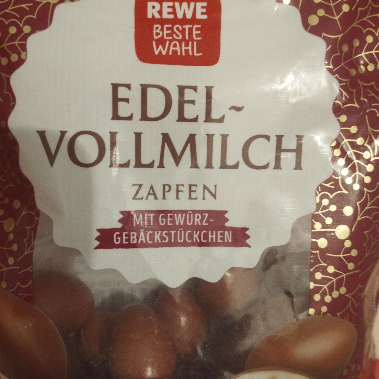 Фото - Edel vollmilch zapfen mit gewürz-gebäckstückchen Rewe beste wahl