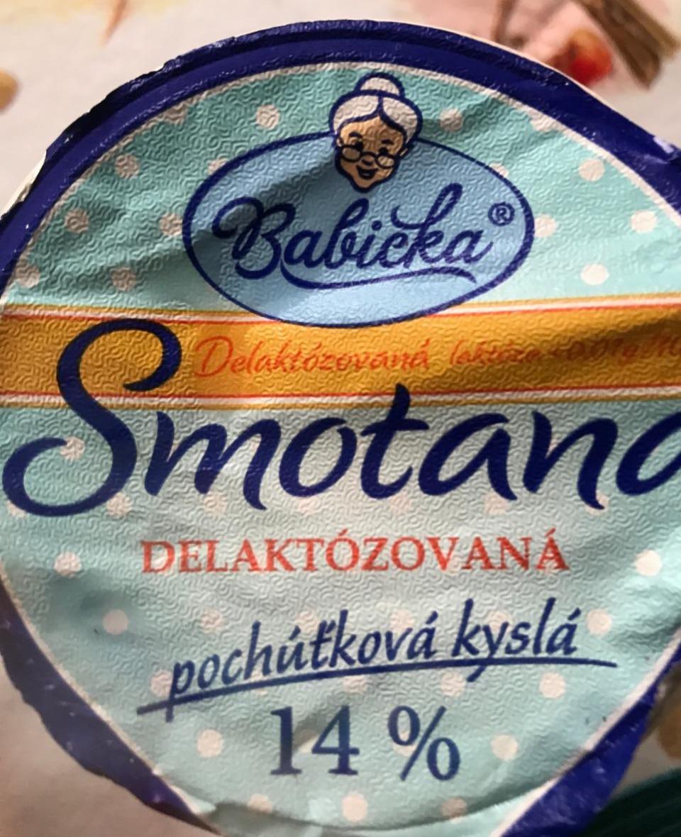 Фото - Smotana delaktozovana 14% Babička