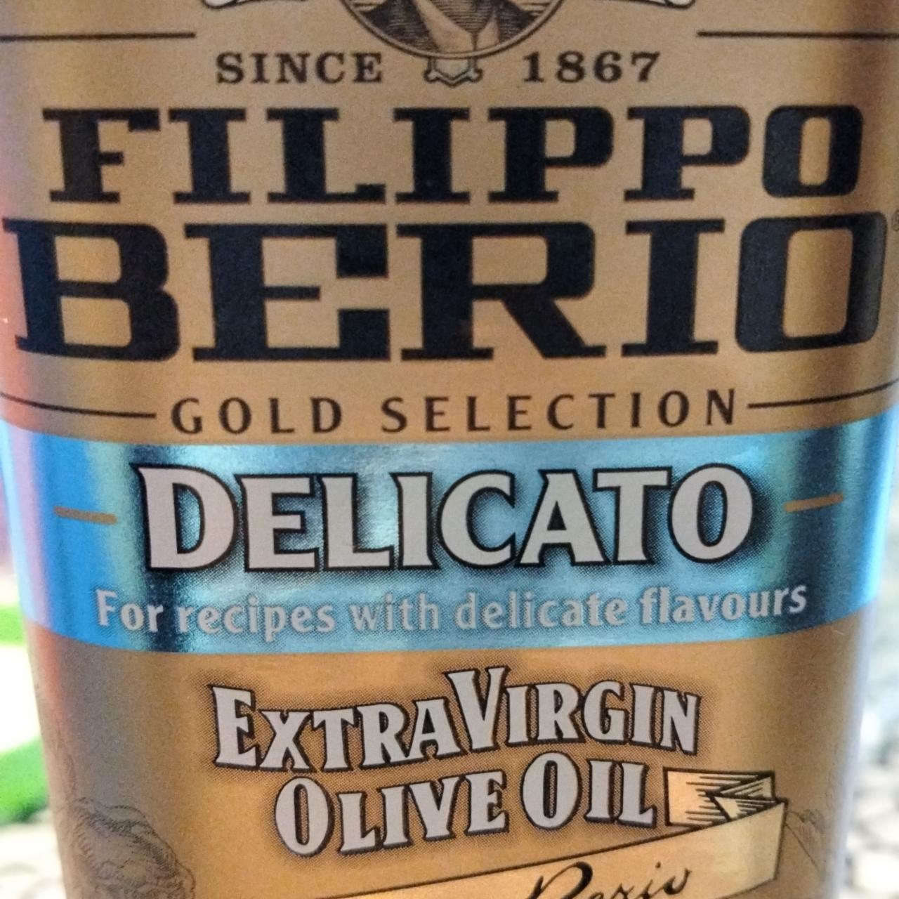 Фото - Масло оливковое Delicato Extra Virgin Olive Oil Filippo Berio gold selection