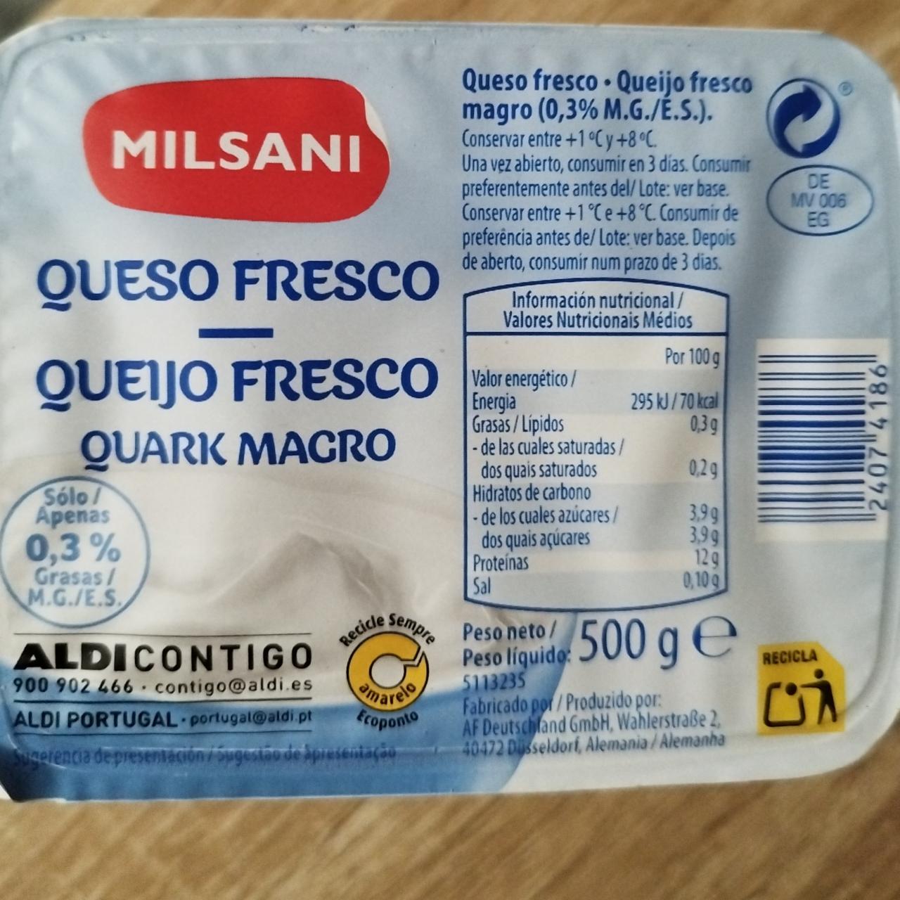 Фото - Queso fresco Milsani